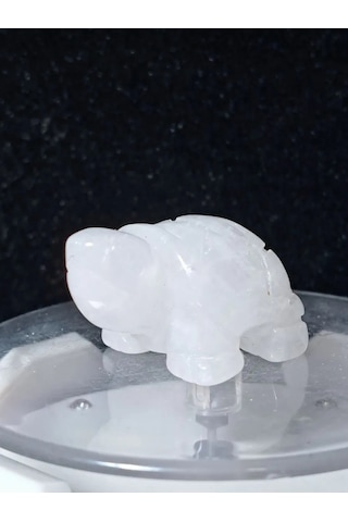 Beautiful Stones Çayır Kaplumbağası Heykelciği 25-30 Gr Dağ Kristali'nden 316899650