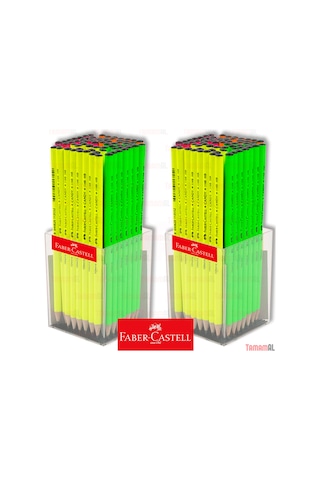 Faber Castell Yuvarlak Kurşun Kalem 72 Adet - 4 Farklı Renk
