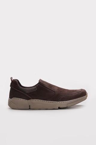 Fast Step Hakiki Deri Erkek Casual Ayakkabı 742ma244120 Kahverengi