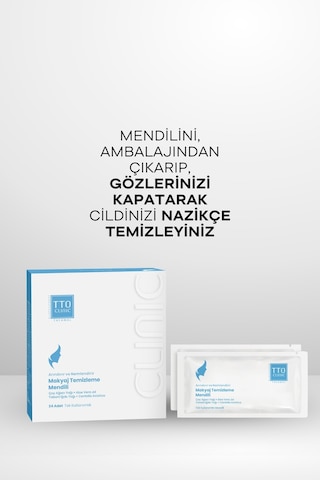 Tto Clinic Makyaj Temizleme Mendili 24'lü