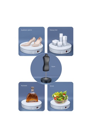 Gdx Tuta-30 30 Cm Turn Table - Döner Stand - Döner Tabla