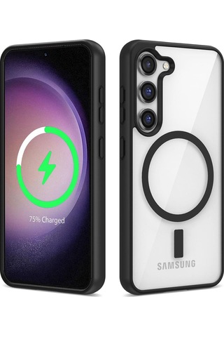 Galaxy S23 Plus Kılıf Magsafe Wireless Şarj Özellikli Silikon Zore Ege Kılıf