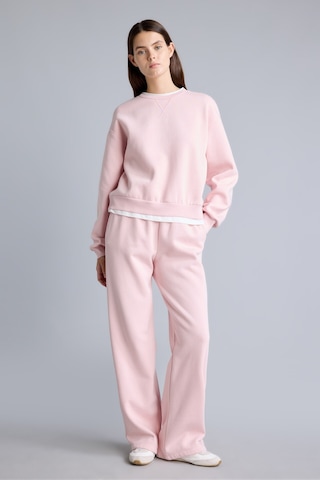 Defacto Straıght Fıt Basıc Geniş Paça Beli Lastikli Eşofman Altı B8571ax26wnpn38 Pembe-pn38