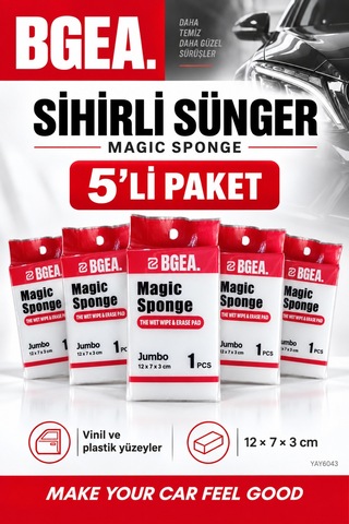 Bgea Sihirli Sünger Magic Sponge 5 Adet