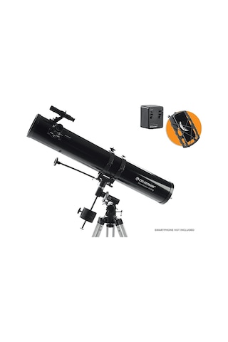 Celestron Powerseeker 114 Eq Ay Takip Motoru Ve Telefon Adaptör Teleskop Siyah