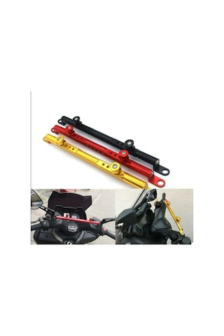 Motosiklet Aksesuar Tutucu Gidon Barı Xmax Nmax Pcx Vb Scooter Ve Vitesli Modellere Uygun Kırmızı