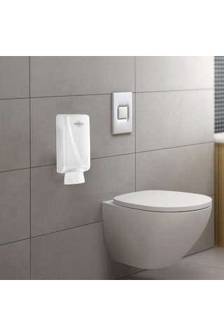 Rulopak Tekçek Maxi Tuvalet Kağıdı Dispenseri Transparan Beyaz