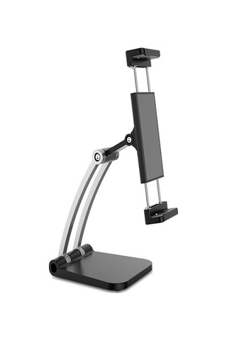 Pazly Bilgisayar Ve Tablet Standı - 360 Dönme - Ayarlanabilir - Siyah/beyaz - Canlı Yayın Tutucu