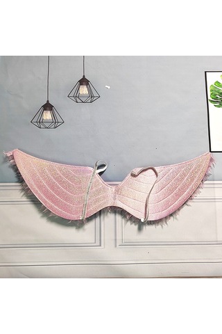 Lıcorıce Kumaş Parlayan Kanatlar Parti Dekoru-mor