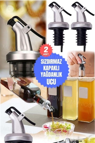 2 Adet Yağdanlık Tıpası Damlatmaz Şişe Ucu Dökme Ağızlığı Yağlık Diğer
