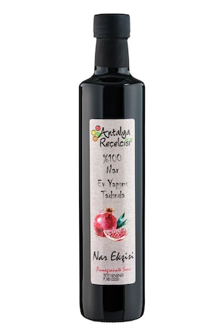 Antalya Reçelcisi %100 Nar Ekşisi Classy 500 Ml Cam Şişe
