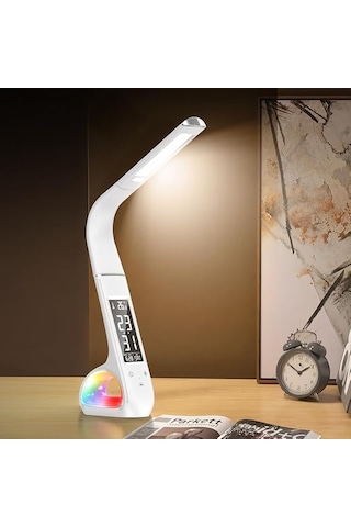 Coverzone Taşınabilir Ticaret Led Masa Lambası, Rgb Aydınlatma, Akıllı Va Ekran, Dokunmatik Ayar, Göz Koruma Öze Çok Renkli