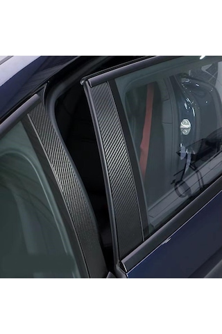 Araç Kapı Direk Kaplama Karbon Folyo Sticker Set