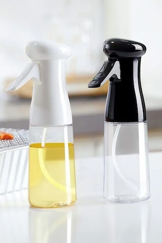 Mobee 220 Ml Airfryer Pişirme Sprey Püskürtmeli Sprey Cam Şişe Zeytinyağı Sirke Yağ Püskürtücü