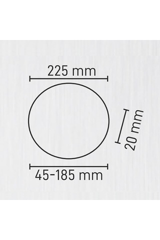 Maxled 36w Yuvarlak Sıva Altı Ayarlanabilir Geçmeli Backlight Led Panel 6500k Beyaz
