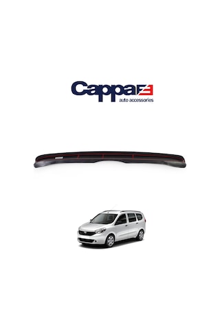 Cappafe Dacia Lodgy Arka Tampon Eşiği Koruma Mat Abs 2013-› N11.12888