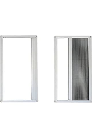 Akordeon Pileli Pilise Pencere Sineklik Beyaz, 70 130 Cm., Istenilen Ölçüde