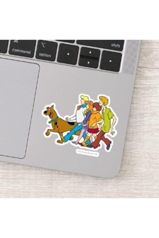 Lexroo Scooby Doo Özel Tasarım 20'li Sticker Seti Çok Renkli