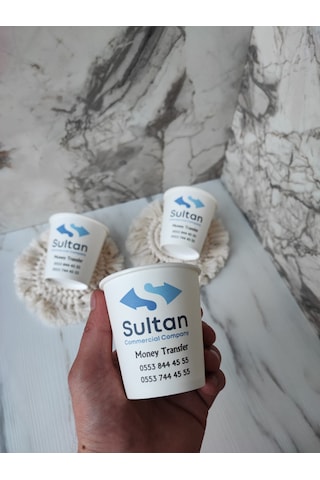 Kişiye Özel Baskılı Karton Bardak 500 Adet Maycup