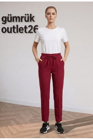 Ipli Pantolon Bordo