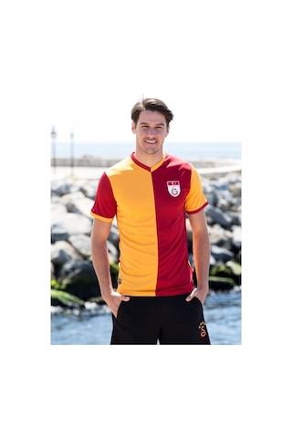 Galatasaray Sarı Kırmızı 4 Yıldızlı Metin Oktay Fan Forma Sarı