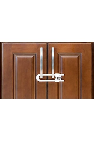 Büro Ev Bebek Güvenliği İçin 4adet Sürgülü Plastik Çekmece Koruma Kilidi Seti Gri