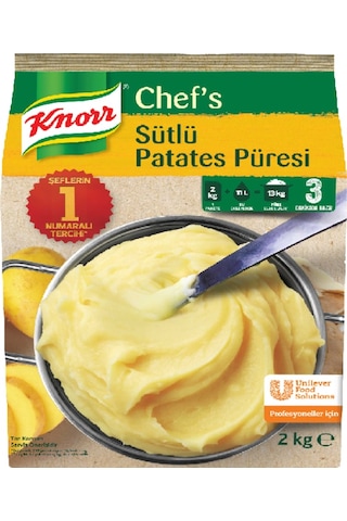 Knorr Sütlü Patates Püresi 2 KG Knorr Sütlü Patates Püresi 2 KG