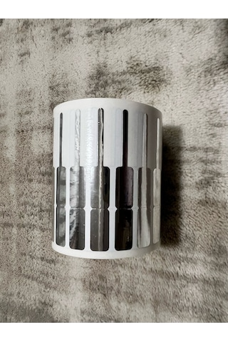 Kuyumcu Etiketi P.p Opak Metalize Etiket 72mm X 10mm