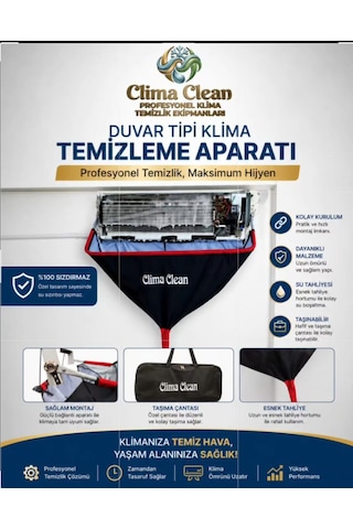 Clima Clean Duvar Tipi Klima Temizleme Aparatı - Tüm Duvar Tipi Klimalara Uyumlu