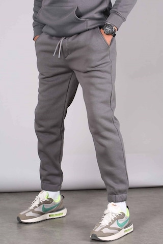 Madmext Füme Şardonlu Basic Erkek Eşofman Altı 5482 Füme