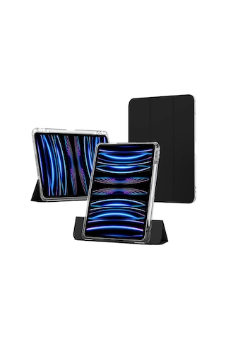 Butam Bilişim Apple Uyumlu iPad Air 11 2024 Kılıf Magnetik Ayrılabilen Aihttgli Sliding T Tablet Kılıfı