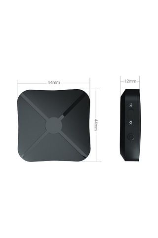 Mufunye Kn319 Bluetooth 4.2 Çift Fonksiyonlu Transmitter/receiver - Kablosuz Ses Dönüştürücü, Ev Sistemleri Ve Telefonlar İçin Taşınabilir Adaptör Siyah