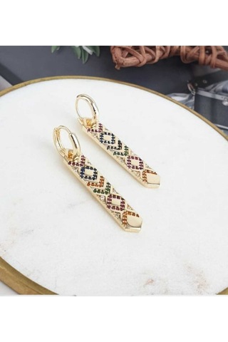 Kravat Model Küpe Altın-karışık - 647363118 Altın-karışık