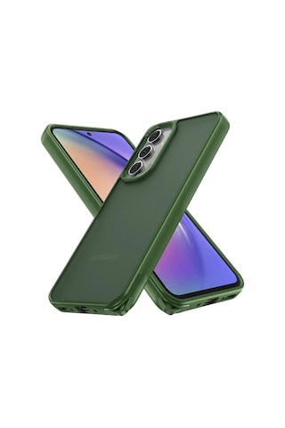 Gld-spt- Newface Samsung Uyumlu Galaxy A04s Kılıf Elegant Kapak - Yeşil