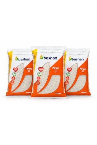 Başhan Osmancık Pirinç 1000 G 3 Adet
