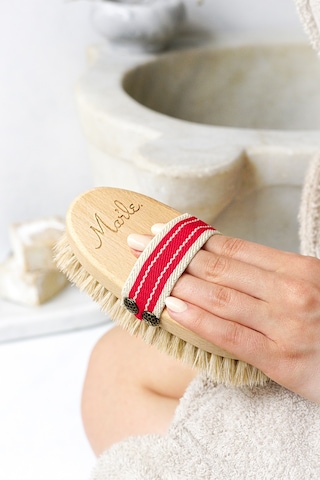 Mar'le Selülit Karşıtı Doğal At Kılı Fırçası