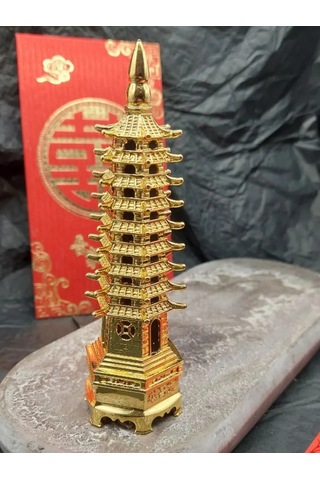 Basket 9 Katlı Pagoda Figürü, Fırsatları Gidermek İçin Feng Shui 230456219
