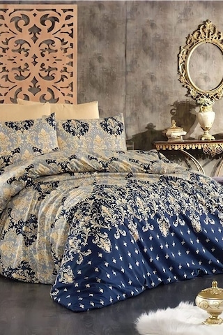 Always Çarşafı Lastikli Çift Taraflı Çift Kişilik Nevresim Takımı çiftlastikliosmanlı Çok Renkli