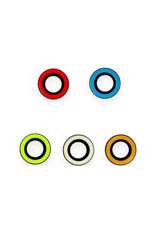 Mepa Newface iPhone Uyumlu 11 Neon Fosforlu Kamera Lens - Turuncu Najmaddin Standart