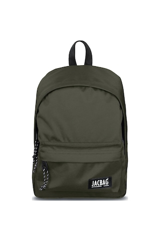 Jacbag Classic Junior -Tek Bölmeli Okul Çantası Junior Jac-Haki Çok Renkli