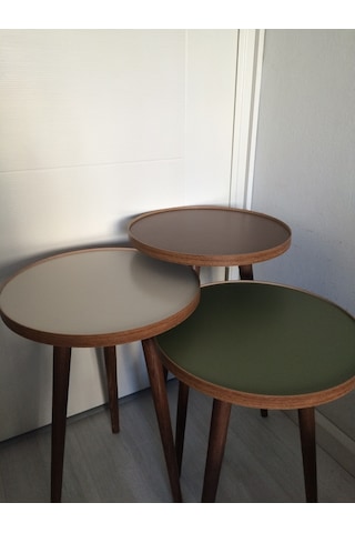 3'Lü Zigon Sehpa 16Mm Veya 18Mm Mdf Tabla (432535122)