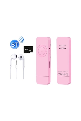 5014mp Şarjlı Mp3 Çalar Bluetooth Lu Müzik Player Mini Mp3 Stick Hafıza Kartı Girişli 16gb Tf Kart