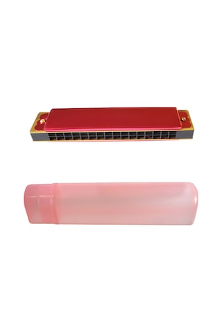 Jwin JM-16MP 16 Delikli Mızıka (Harmonica) - Kırmızı