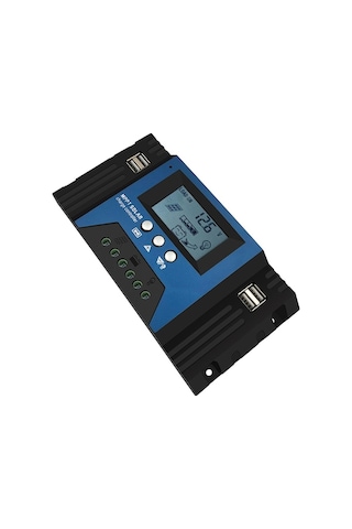 Pazly 50a Mppt Akıllı Şarj Regülatörü - 12/24v Güneş Paneli Cihazı, 4 Usb Çıkışlı, Lcd Ekranlı