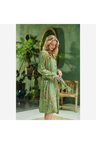 Pip Studio Yeşil Viscose Kimono