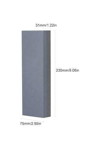 Xindoker Ev İçi Çift Taraflı Kayganlık Önleyici Grit Taşı - 180/320 Tane - Saf Karbüründüm - Büyük Boyut - Bıçak, Makas Ve Araçların Keskinleştirilmesi İçin Zırh Taşı