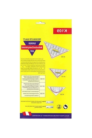 Üçgen Cetvel, K109 Modeli İle Hassas Ölçüm 1