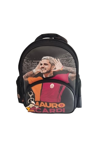 Galatasaray Orjinal Lisanslı Mauro İkardi Okul Çantası -sırt Çantası-ultra Aslanlar25590 Desenli