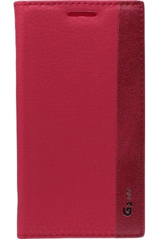 G2 Mini D610 İle Uyumlu Magnum Serisi Yan Model Kapaklı Kılıf Kırmızı