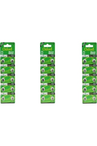 Oxford AG3 LR41 392A Düğme Pil 10 x 3'lü